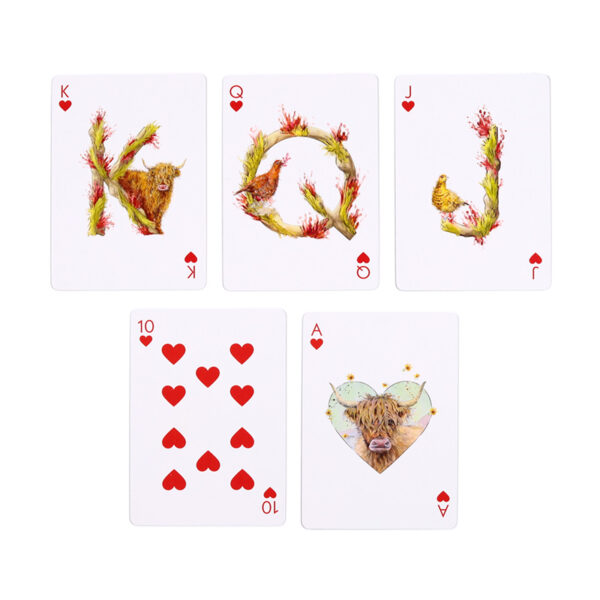 Standard Deck of Playing Cards - Jan Pashley Highland Coo - Image 5