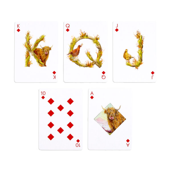Standard Deck of Playing Cards - Jan Pashley Highland Coo - Image 7