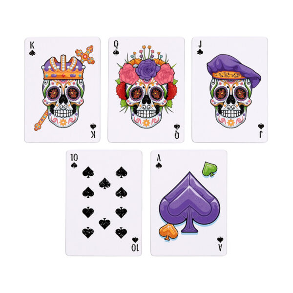 Standard Deck of Playing Cards - Day of the Dead - Image 4