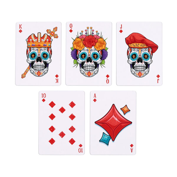 Standard Deck of Playing Cards - Day of the Dead - Image 7
