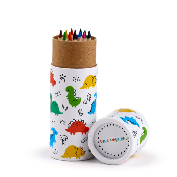 Colouring Pencil Tube - Dinosauria - Image 3