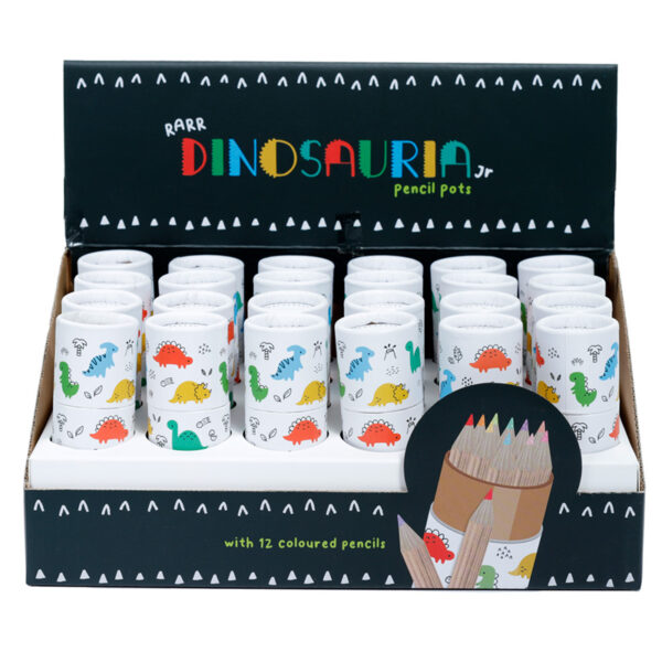 Colouring Pencil Tube - Dinosauria - Image 8