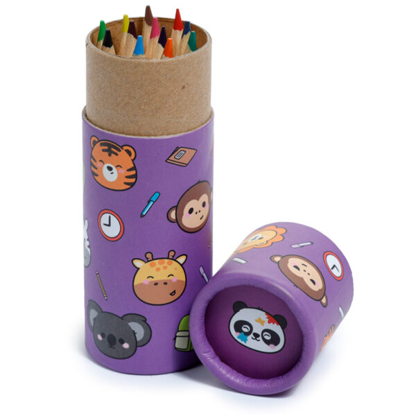 Colouring Pencil Tube - Adoramals Zoo - Image 2