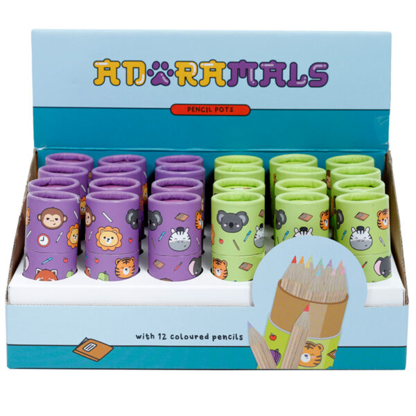 Colouring Pencil Tube - Adoramals Zoo - Image 8