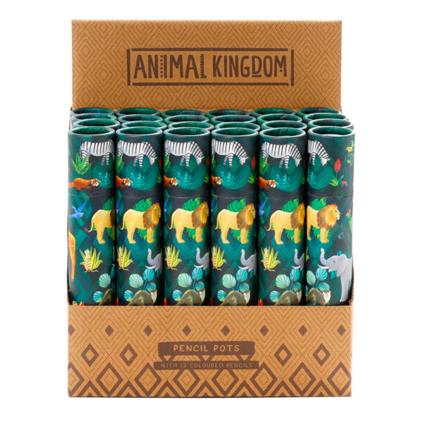Large Colouring Pencil Tube - Animal Kingdom - Image 8