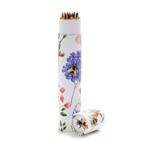 Large Colouring Pencil Tube - Nectar Meadows - Image 3