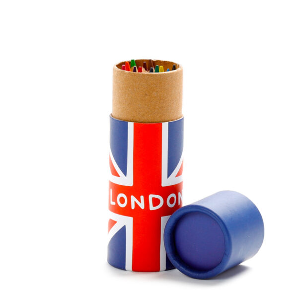 Colouring Pencil Tube - Union Jack - Image 3