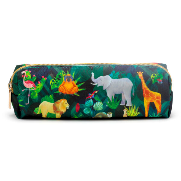 Canvas Pencil Case - Animal Kingdom - Image 2