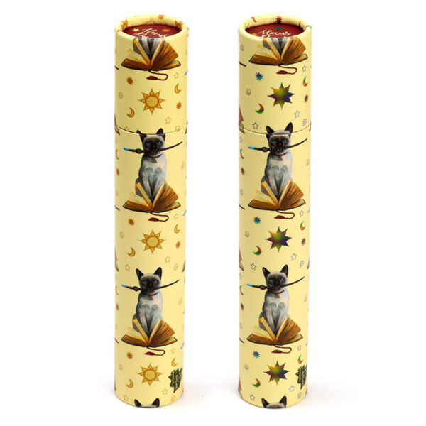 Large Colouring Pencil Tube - Lisa Parker Hocus Pocus Cat - Image 2
