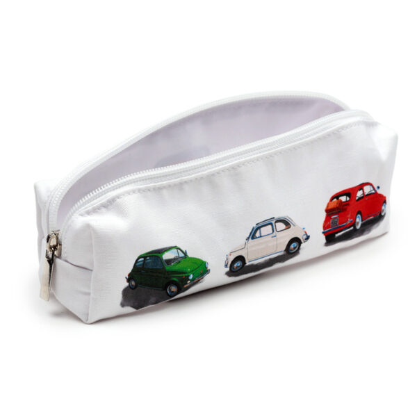 Canvas Pencil Case - Fiat 500 - Image 3