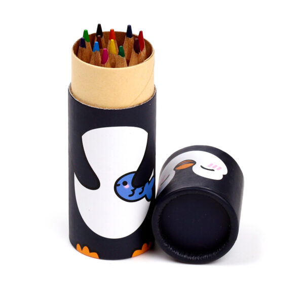 Colouring Pencil Tube - Adoramals Penguin - Image 5