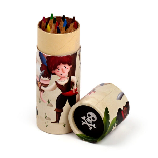 Colouring Pencil Tube - Jolly Rogers Pirate - Image 4