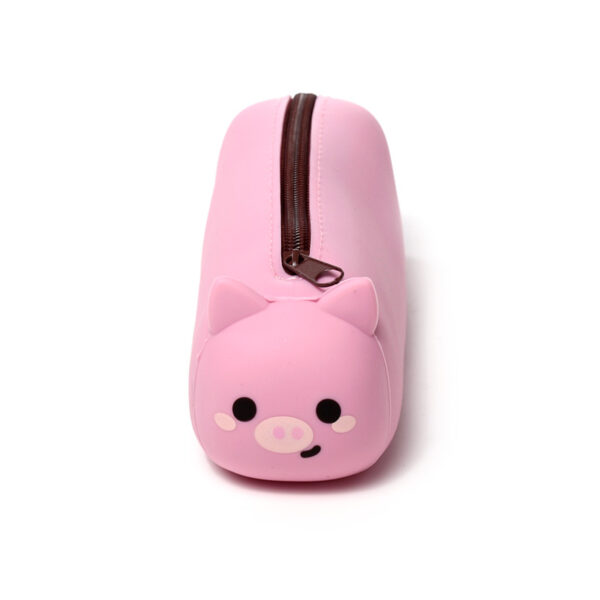 Silicone Pencil Case - Adoramals Pig - Image 2