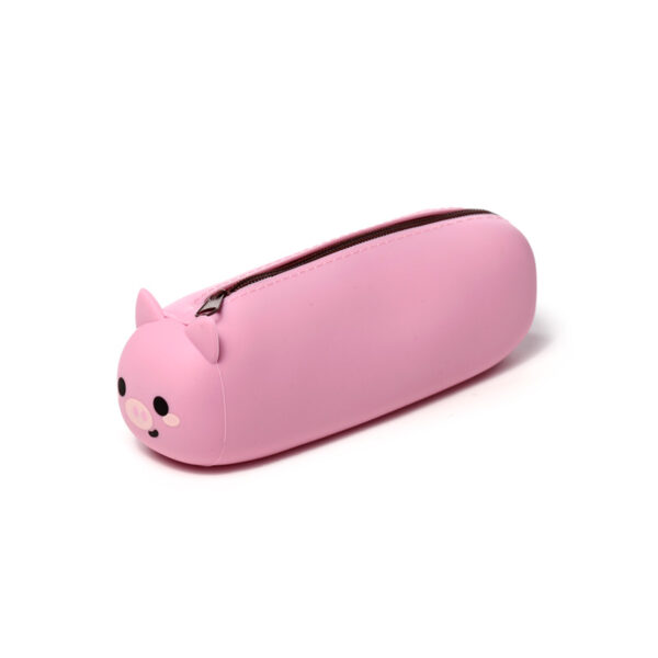 Silicone Pencil Case - Adoramals Pig - Image 3