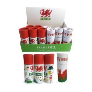Colouring Pencil Tube - Welsh Dragon