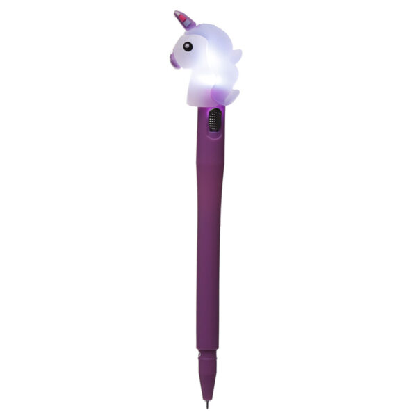 Light Up LED Unicorn Novelty Pen - Image 3