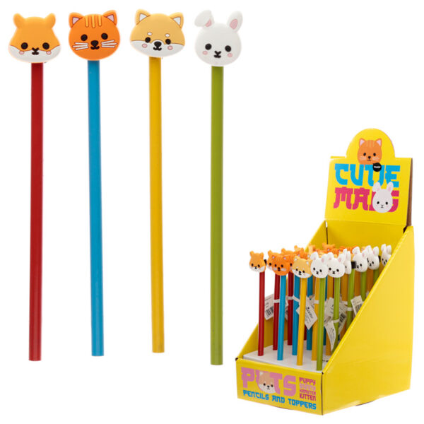 Pencil with PVC Topper - Adoramals - Image 3