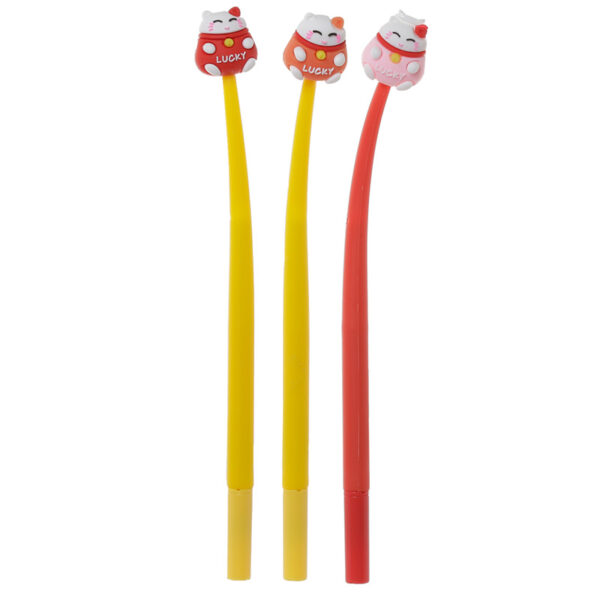 Novelty Maneki Neko Lucky Cat Fine Tip Pen - Image 2