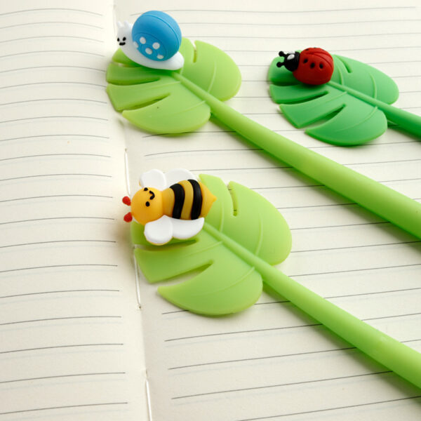 Botanical Gardens Bumble Bee, Ladybird and Snail Leaf Fine Tip Pen - Image 2