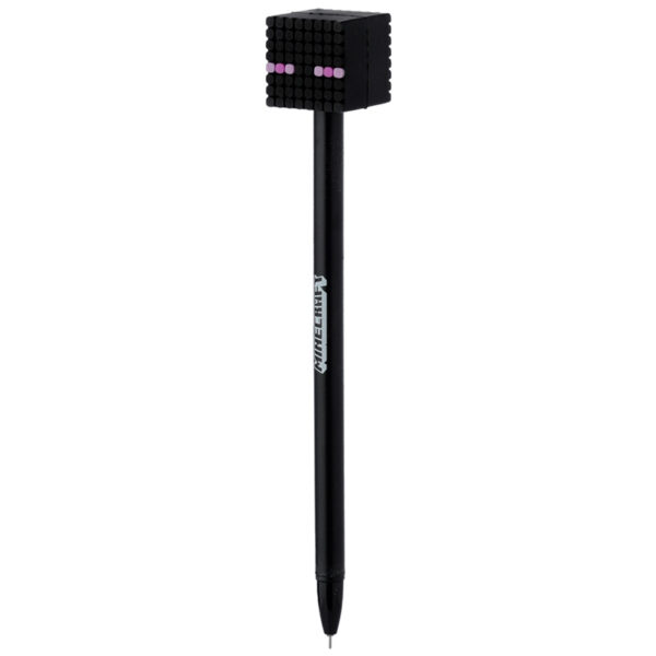 Fine Tip Pen with Silicone Topper - Minecraft (Pig/Bee/Zombie/Skeleton) - Image 6