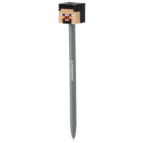 Fine Tip Pen with Silicone Topper - Minecraft (Pig/Bee/Zombie/Skeleton) - Image 7
