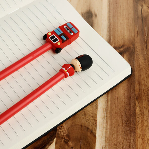 Fine Tip Pen with Topper - London Guardsman & Routemaster Bus - Image 2