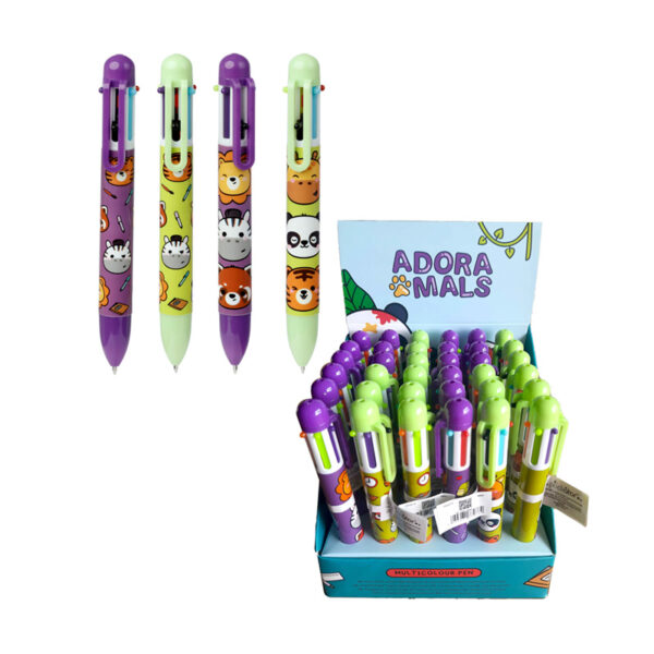 Multi Colour Pen (6 Colours) - Adoramals Wild - Image 11