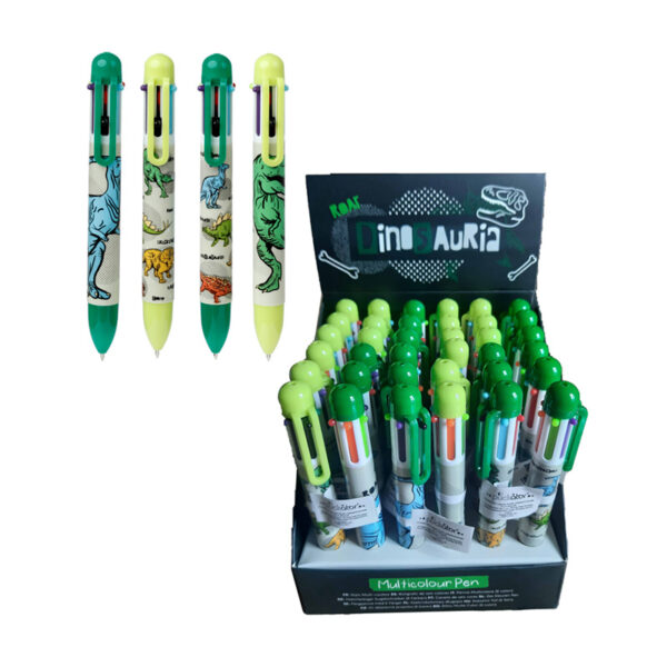 Multi Colour Pen (6 Colours) - Dinosauria - Image 11