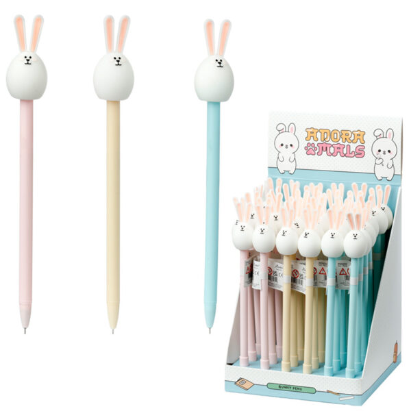Fine Tip Pen with Topper - Adoramals Bunny - Image 9
