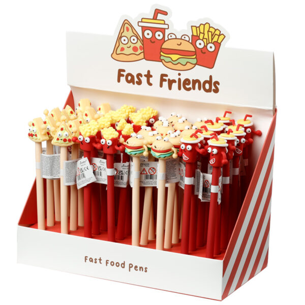 Fine Tip Pen with Topper - Fast Friends Fast Food - Image 9