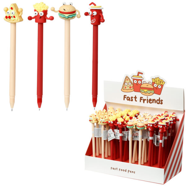 Fine Tip Pen with Topper - Fast Friends Fast Food - Image 10