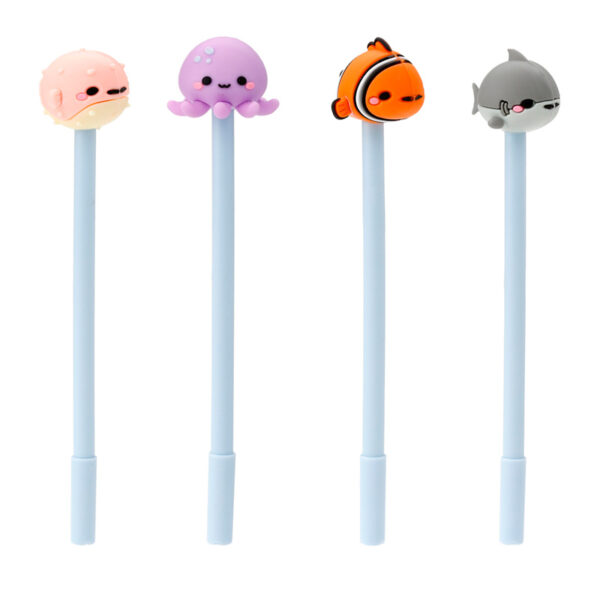 Fine Tip Pen with Topper - Adoramals Sealife - Image 2