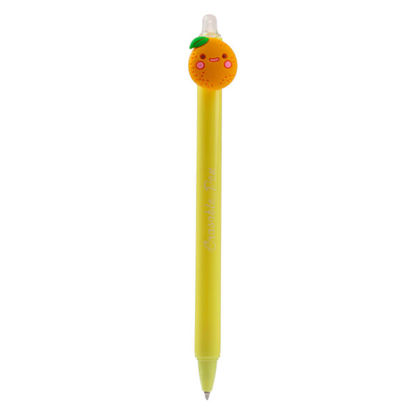 Erasable Pen with PVC Topper - Fruit - Image 4