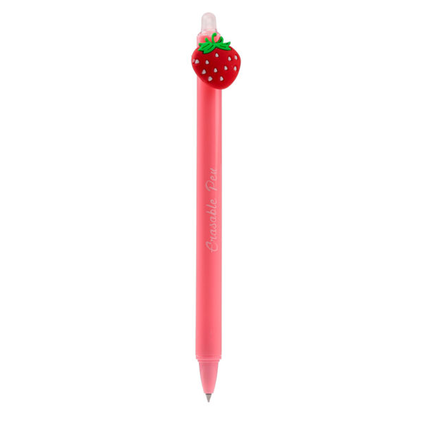Erasable Pen with PVC Topper - Fruit - Image 5