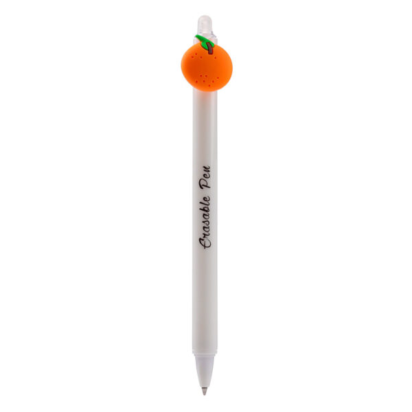 Erasable Pen with PVC Topper - Fruit - Image 6
