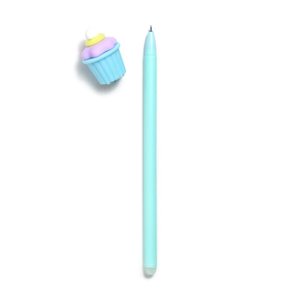 Erasable Pen with PVC Topper - Cupcake - Image 4
