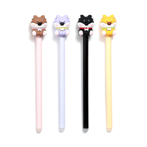 Erasable Pen with PVC Topper - Shiba Inu Dog - Image 2