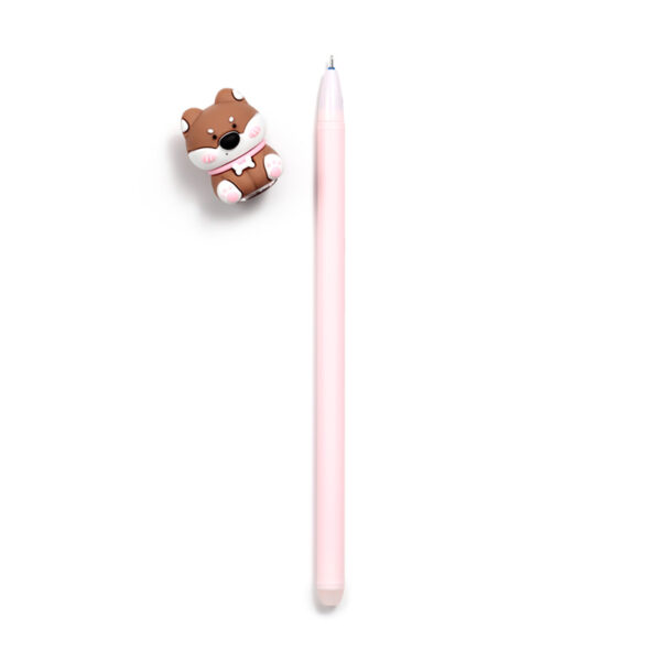 Erasable Pen with PVC Topper - Shiba Inu Dog - Image 3