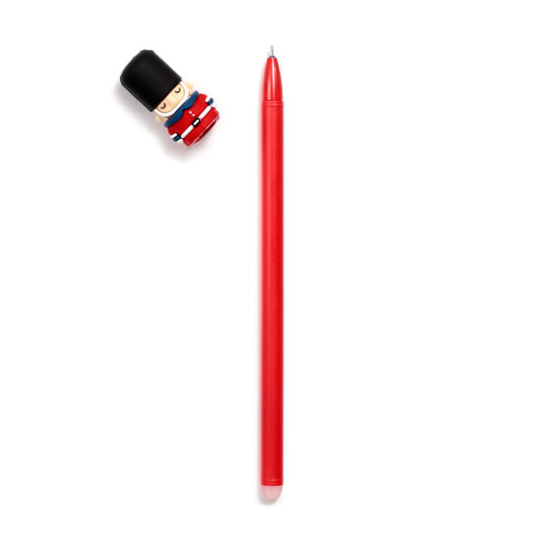 Erasable Pen with PVC Topper - London Guardsman - Image 3