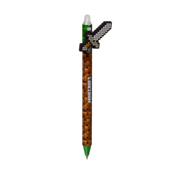 Erasable Pen with Silicone Topper - Minecraft Tools - Image 3