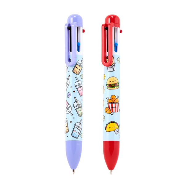 Multi Colour Pen (6 Colours) - Foodiemals - Image 2