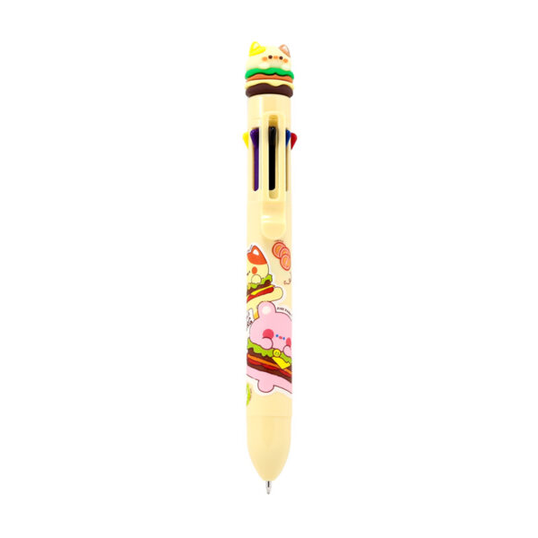 Multi Colour Pen (8 Colours) - Cute Hamburger - Image 6