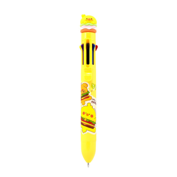 Multi Colour Pen (8 Colours) - Cute Hamburger - Image 7