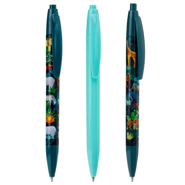 Recycled ABS 3 Piece Pen Set - Animal Kingdom - Image 2