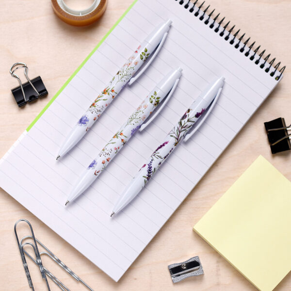 Recycled ABS 3 Piece Pen Set - Nectar Meadows - Image 7