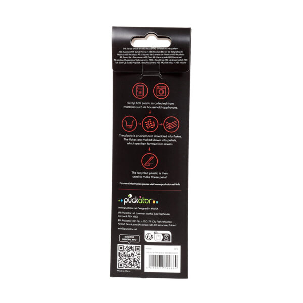 Recycled ABS 3 Piece Pen Set - Gothica - Image 4