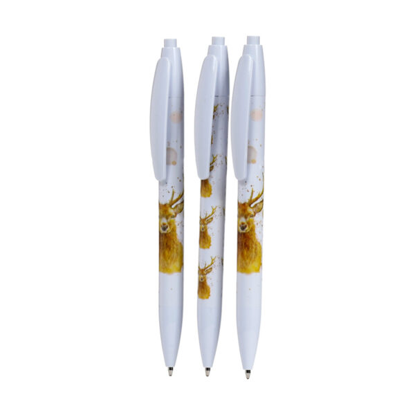 Recycled ABS 3 Piece Pen Set - Jan Pashley Stag - Image 7