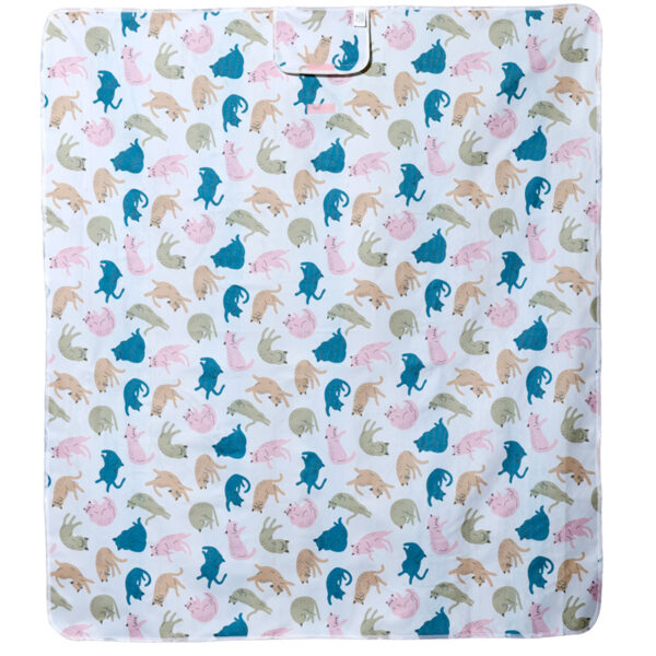 Cat's Life Picnic Blanket - Image 2