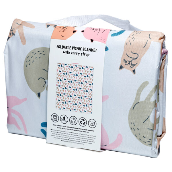 Cat's Life Picnic Blanket - Image 8