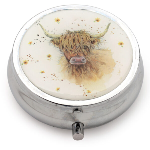 Pill Box - Jan Pashley Highland Coo Cow - Image 3